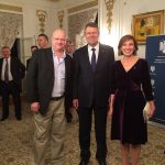 Mr Alexander Mihai Popovici with His Excellency Klaus Iohannis, President of Romania and Wife, Carmen Iohannis